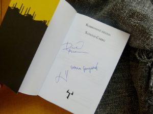 Karbonové město - podepisování knihy autory